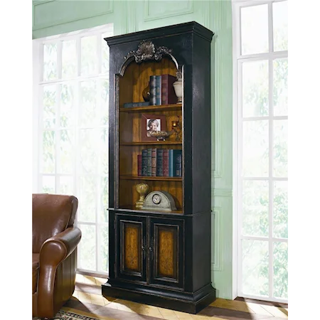 Tall Bookcase with Two Doors